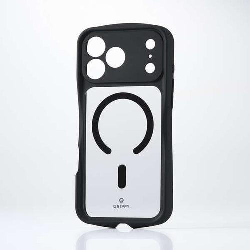 Elecom iPhone 18 Pro Max GRIPPY Hybrid Case MAGKEEP - Black
