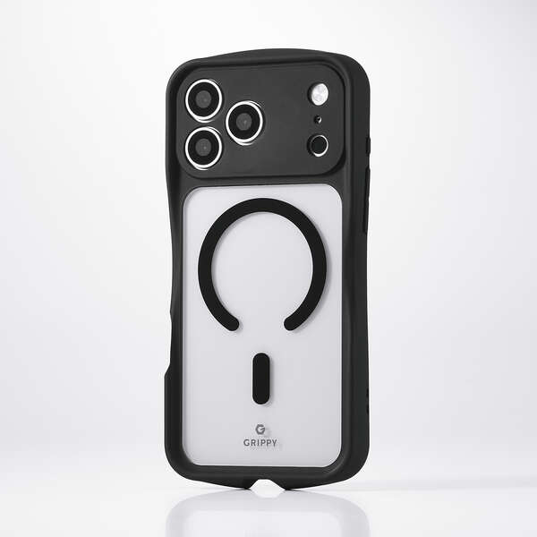 Elecom iPhone 18 Pro Max GRIPPY Hybrid Case MAGKEEP - Black