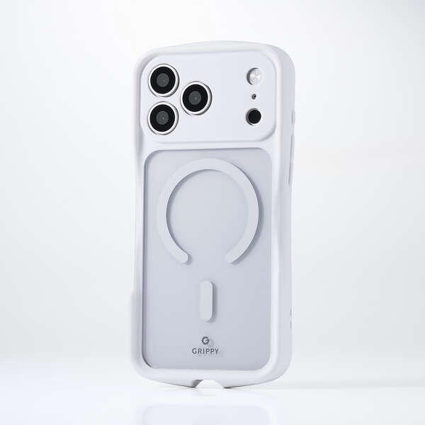Elecom iPhone 18 Pro Max GRIPPY Hybrid Case MAGKEEP - White