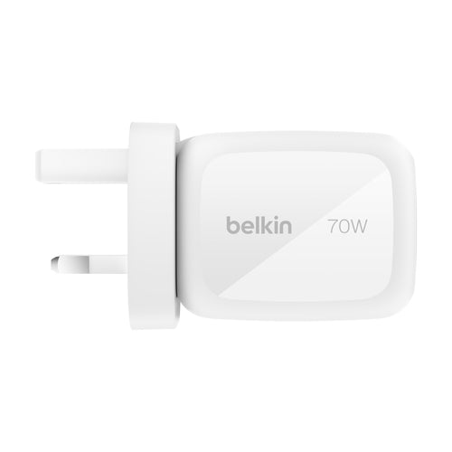 Belkin WCH018myWH 70W 3-Port Small Wall Charger