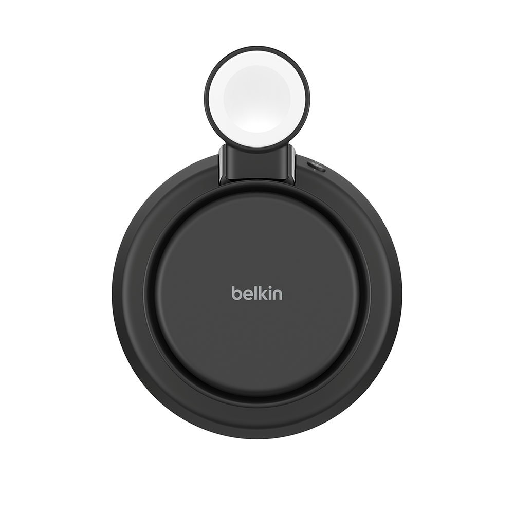 Belkin WIZ040myCH UltraCharge Pro 3-in-1 Magnetic Charging Dock with Qi2 25W - Black