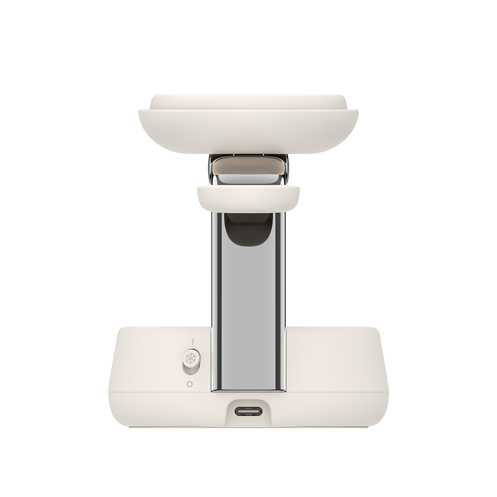 Belkin WIZ040mySD UltraCharge Pro 3-in-1 Magnetic Charging Dock with Qi2 25W - Sand
