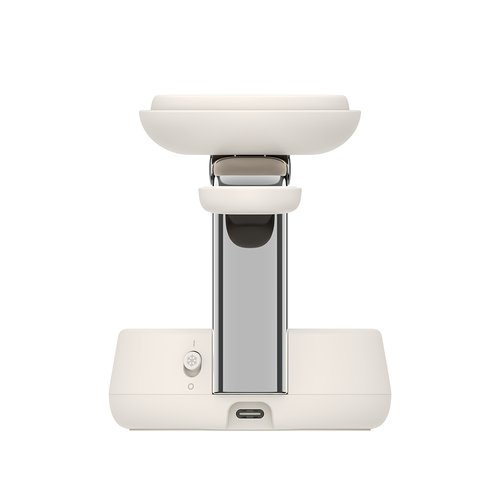 Belkin WIZ040mySD UltraCharge Pro 3-in-1 Magnetic Charging Dock with Qi2 25W - Sand