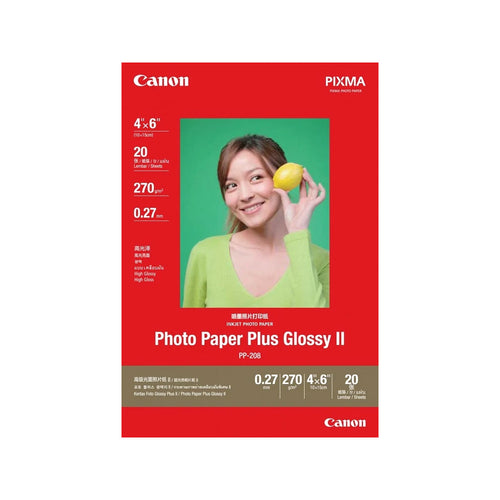 Canon PP-208 4x6 Photo Paper Plus Glossy (20 sheet)