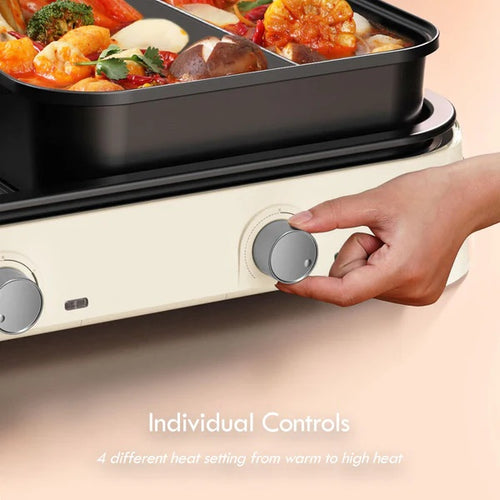 PowerPac PPMC797 2-In-1 SteamBoat W/ YY Pot