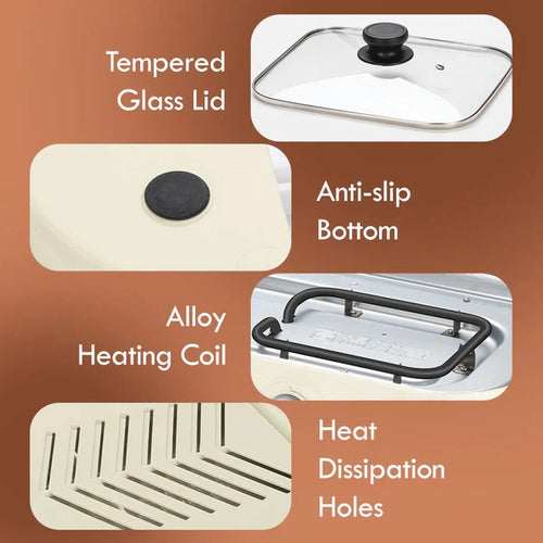 PowerPac PPMC797 2-In-1 SteamBoat W/ YY Pot