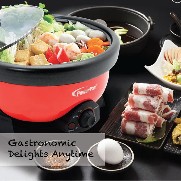 PowerPac PPMC181 2in1 Electric Hot Pot 2L