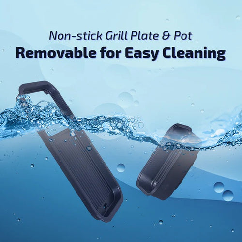 PowerPac 2-In-1 BBQ & SteamBoat (PPMC763)