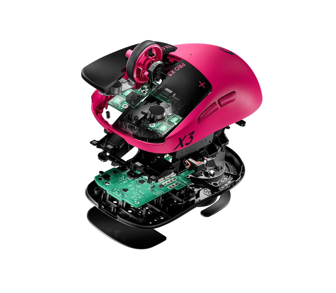 Logitech G Pro X3 Superstrike Wireless Mouse Magenta Eclipse