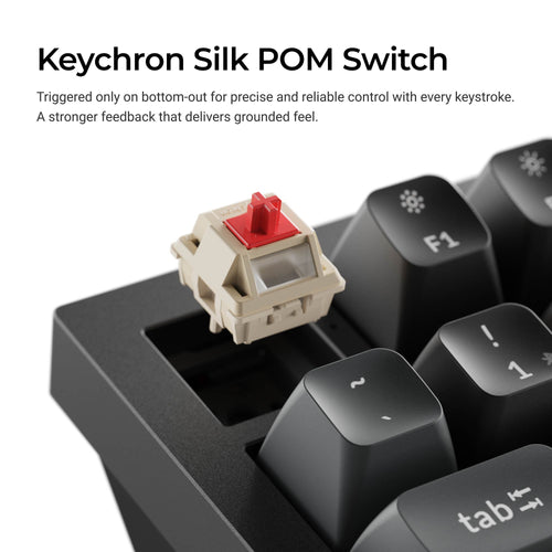 Keychron Q1 Ultra 8K (Q1U-P1) Wireless Mechanical Keyboard Red Switch - White
