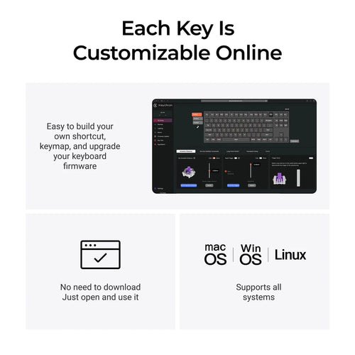 Keychron Q3 HE (Q3H-P1) Wireless Magnetic Switch Custom Keyboard (White)