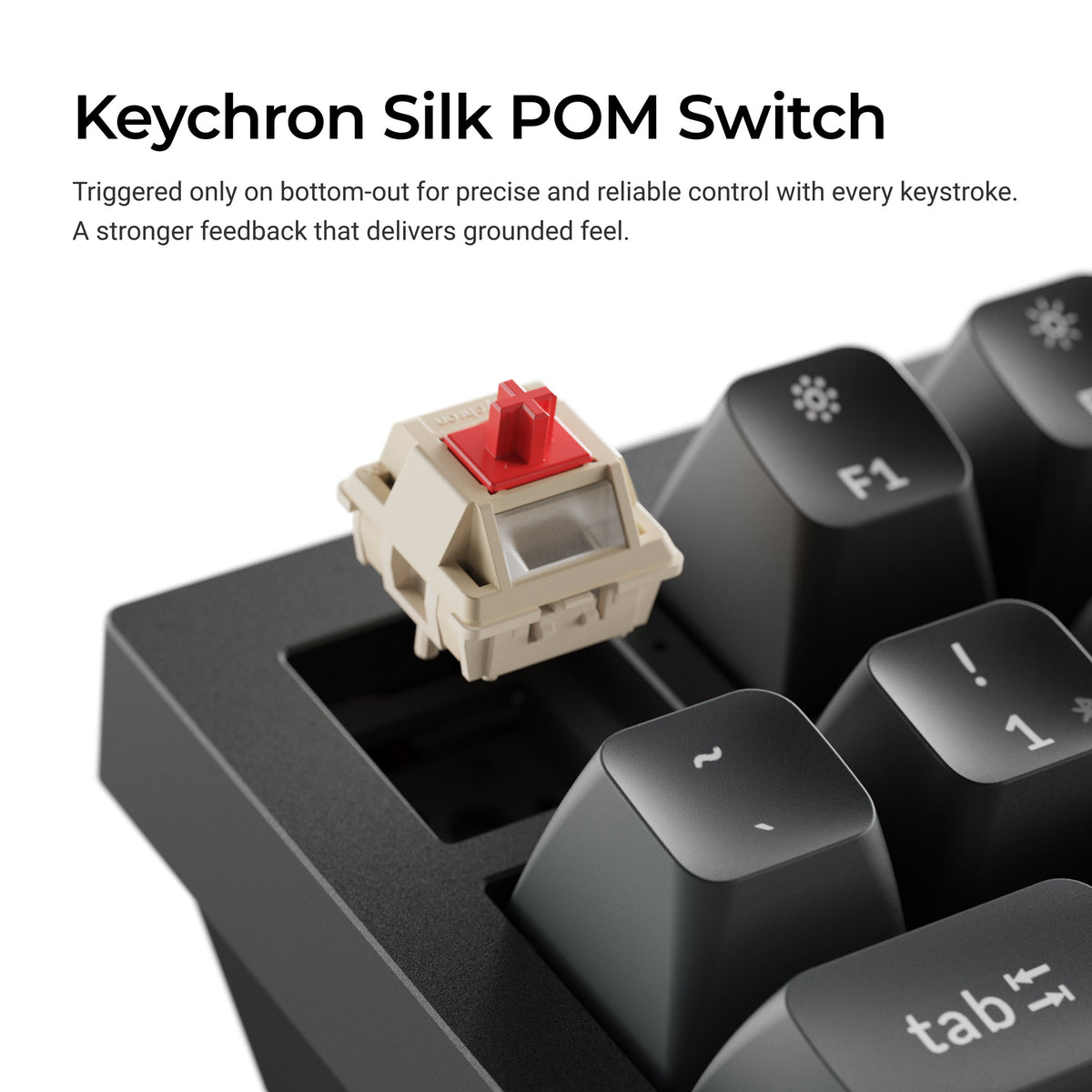 Keychron Q3 Ultra 8K (Q3U-P1) Wireless Mechanical Keyboard Red Switch - White