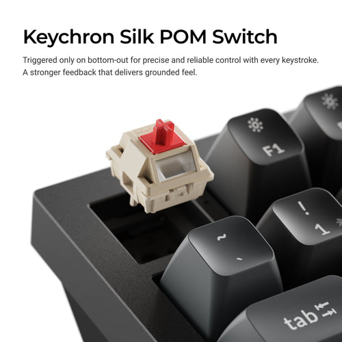 Keychron Q3 Ultra 8K (Q3U-P1) Wireless Mechanical Keyboard Red Switch - White
