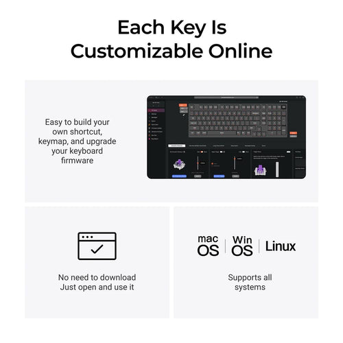 Keychron Q5 HE (Q5H-M1) Wireless Magnetic Switch Custom Keyboard (Black)
