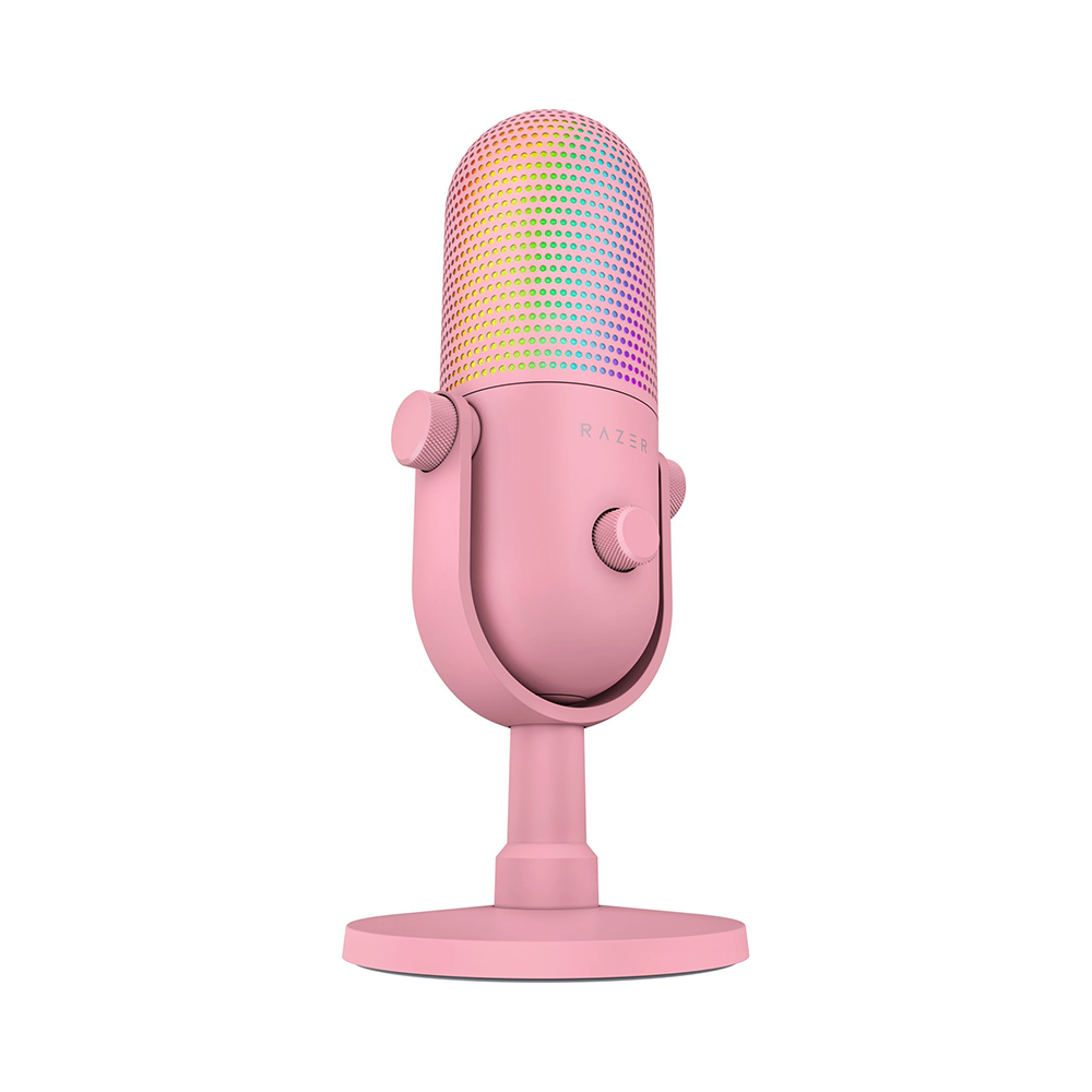 Razer Seiren V3 Chroma 32-Bit USB Microphone - Quartz