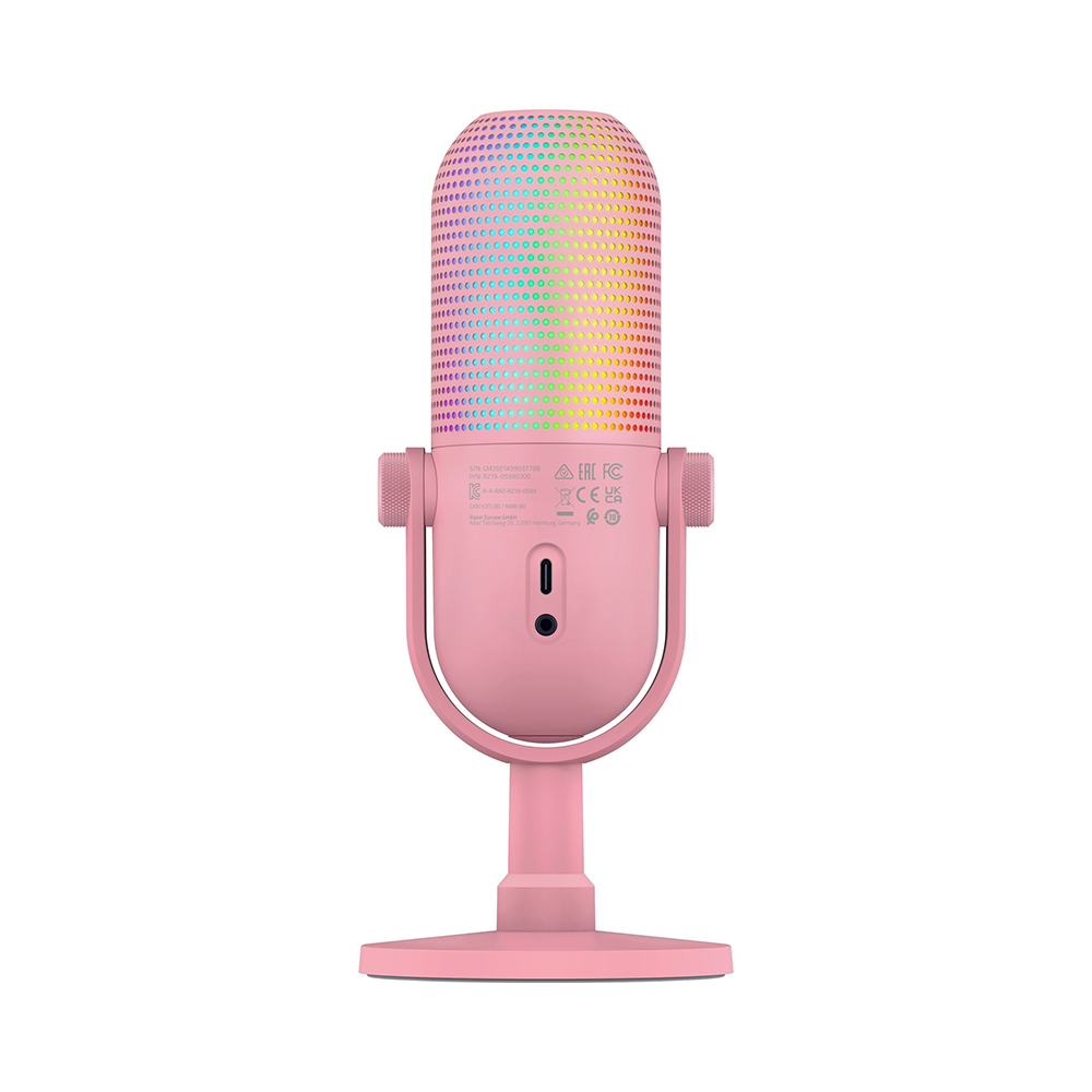 Razer Seiren V3 Chroma 32-Bit USB Microphone - Quartz