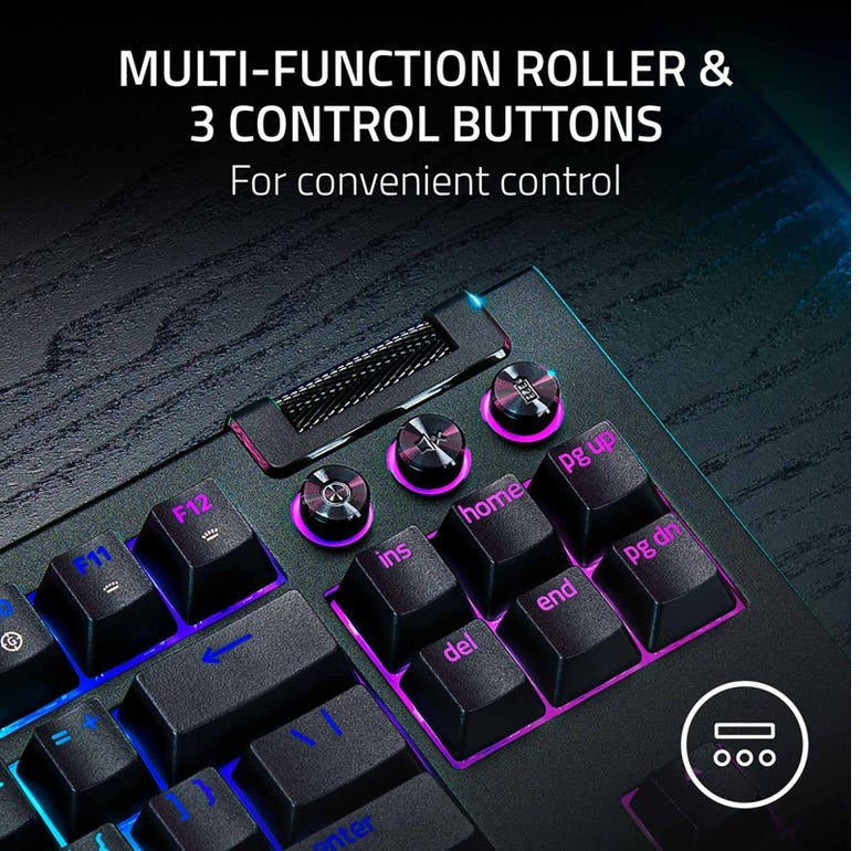 Razer BlackWidow V4 TKL Wireless Keyboard Orange Switch