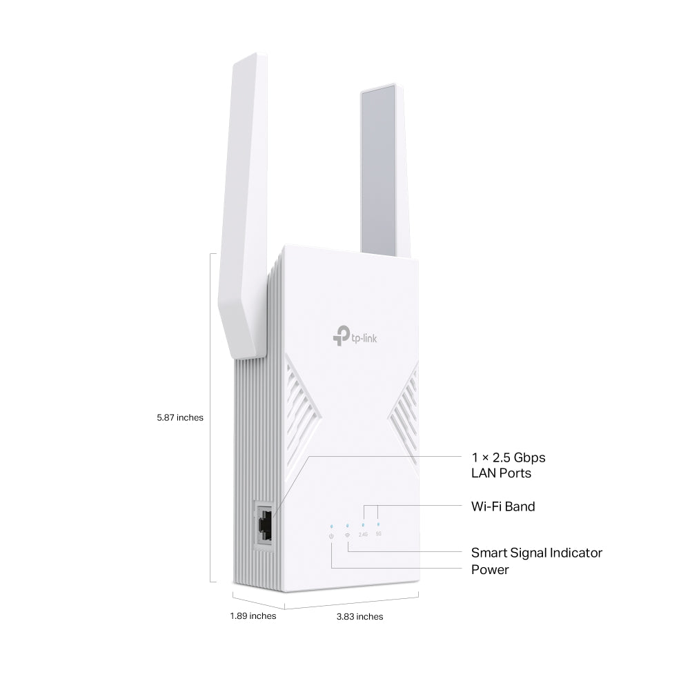 TP-Link RE235BE BE3600 Dual-Band WiFi 7 Range Extender