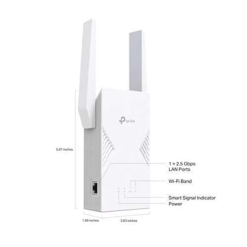 TP-Link RE235BE BE3600 Dual-Band WiFi 7 Range Extender