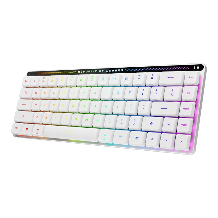 Asus ROG Falchion RX Low Profile Keyboard Red Switch - White