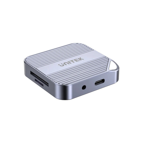 Unitek S1244CGY01 Magnetic SD/Micro SD Card Reader with PD100W