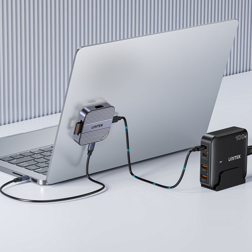 Unitek S1244CGY01 Magnetic SD/Micro SD Card Reader with PD100W