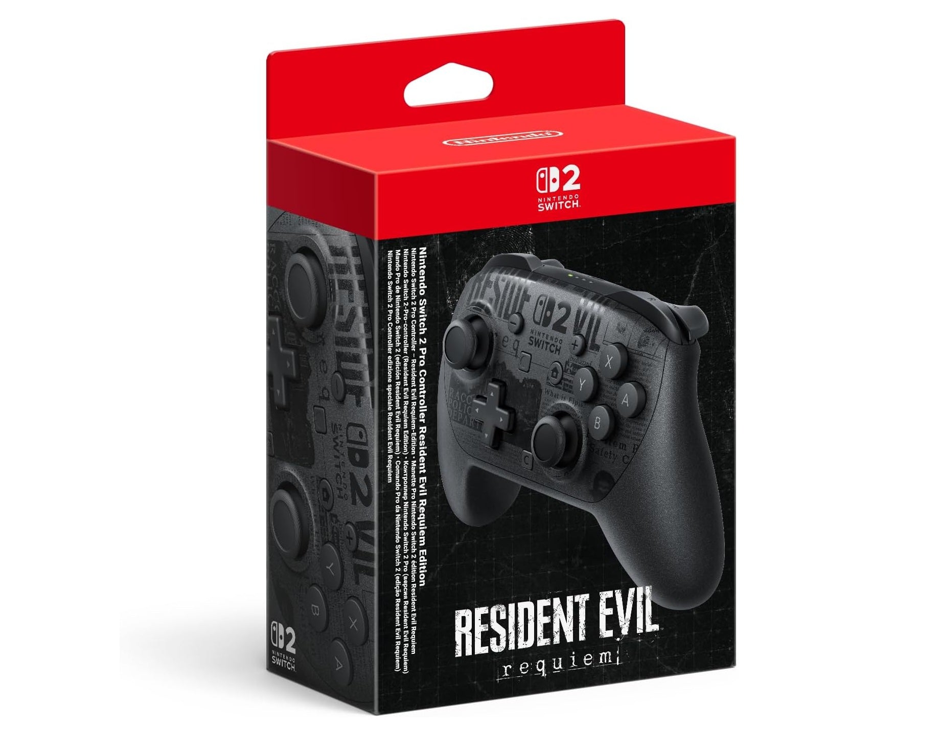 Nintendo Switch 2 Pro Controller - Residen Evil Requiem Edition