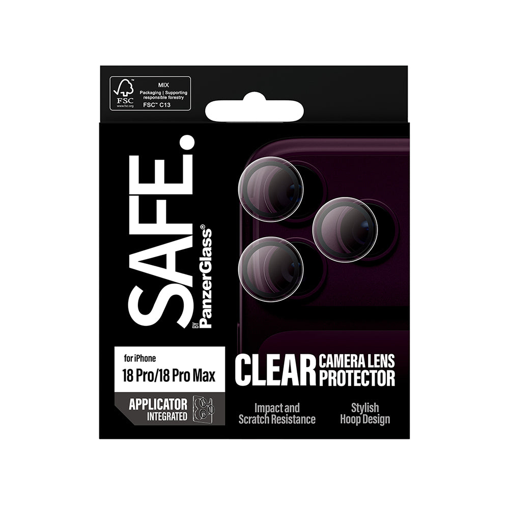PanzerGlass PZG-SA23766 iPhone 18 Pro/18 Pro Max Camera Lens Protector Transparent