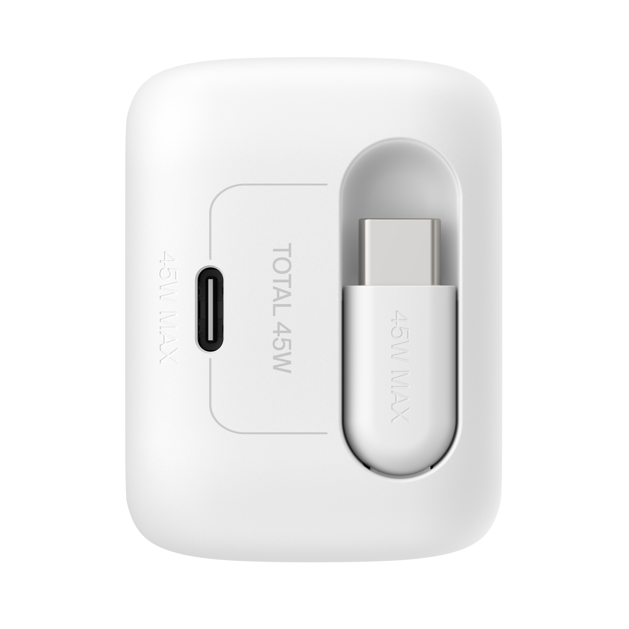Belkin WCH023myWH UltraCharge Retractable GaN Wall Charger 45W
