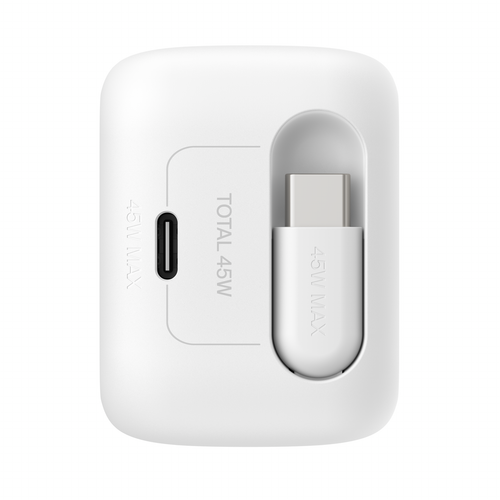 Belkin WCH023myWH UltraCharge Retractable GaN Wall Charger 45W