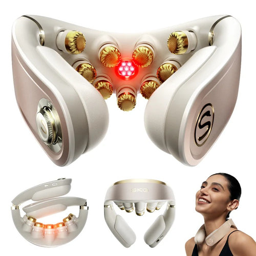 SKG G7 Pro Fold Neck Massager (Gold)
