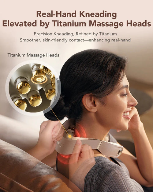 SKG G7 Pro Fold Neck Massager (Gold)