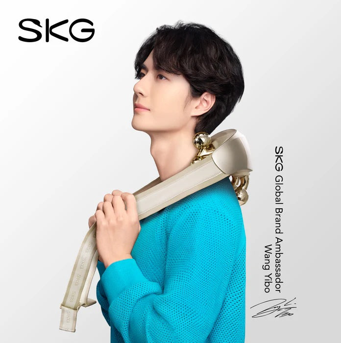 SKG H7 Ultra-E Neck & Shoulder Massager Gold