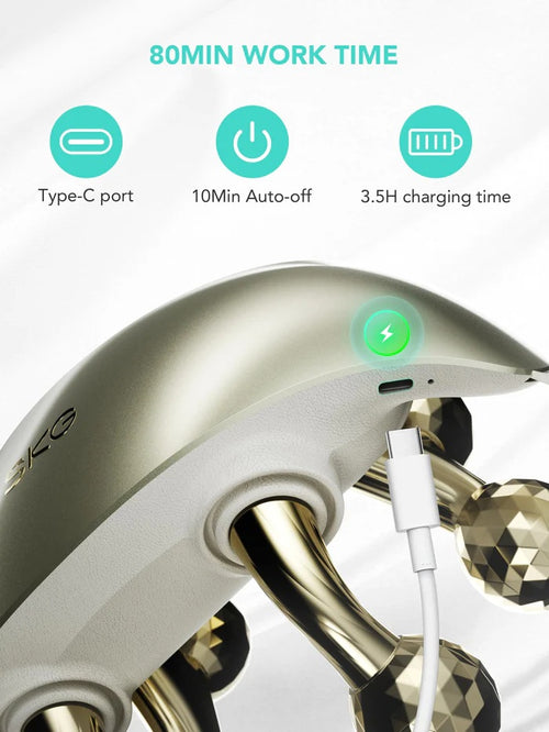 SKG H7 Ultra-E Neck & Shoulder Massager Gold