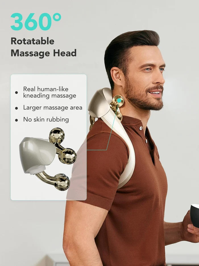 SKG H7 Ultra-E Neck & Shoulder Massager Gold