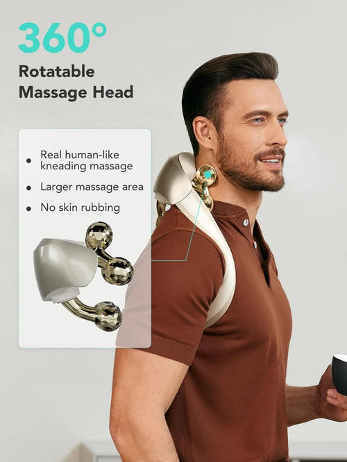SKG H7 Ultra-E Neck & Shoulder Massager Gold