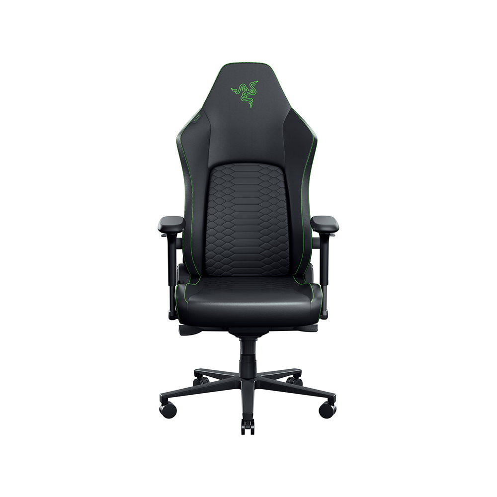 Razer Iskur V2 NewGen - Ergonomic Gaming Chair with Breathable Comfort (Black/Green)