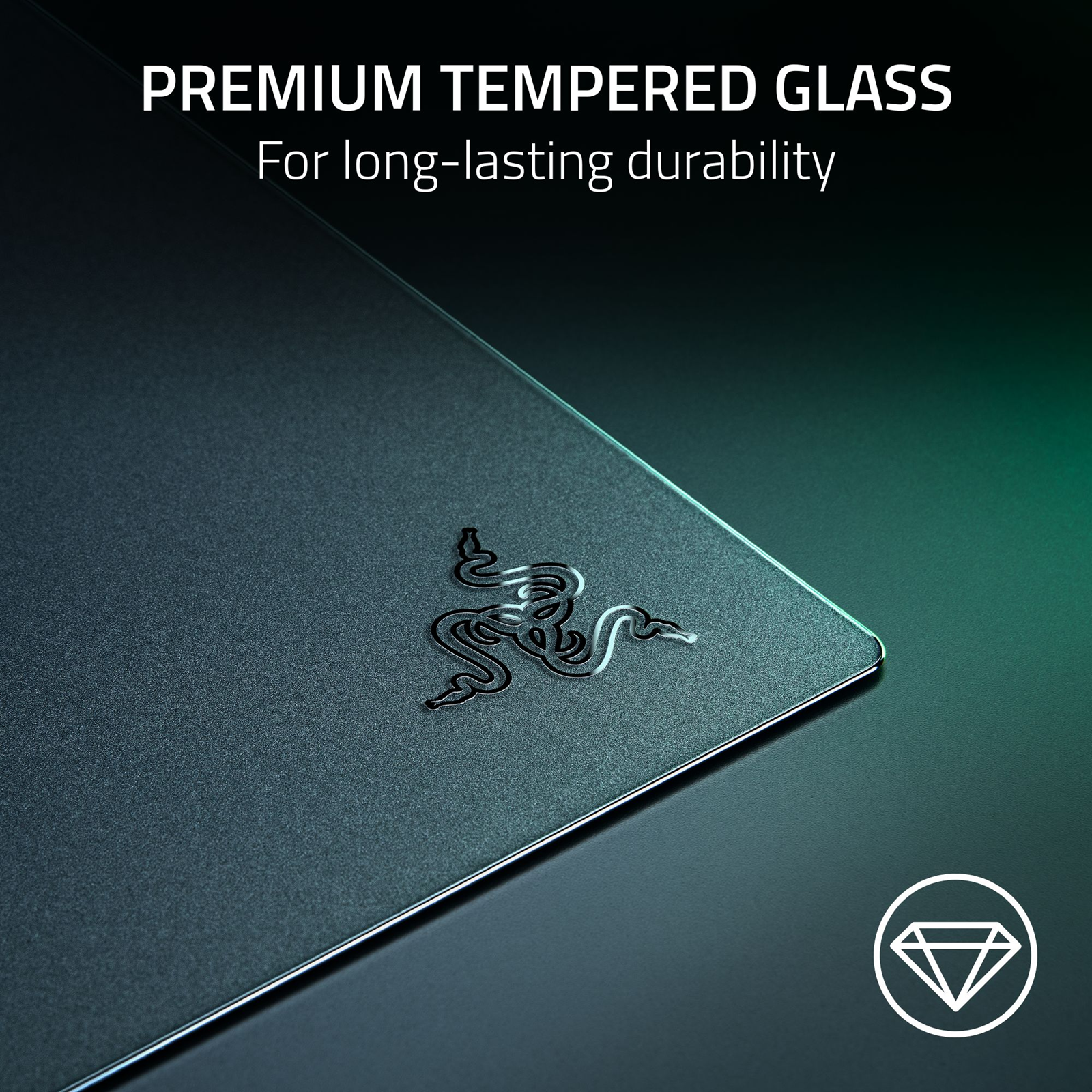 Razer Atlas Pro Glass Mousepad Black