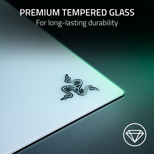Razer Atlas Pro Glass Mousepad White