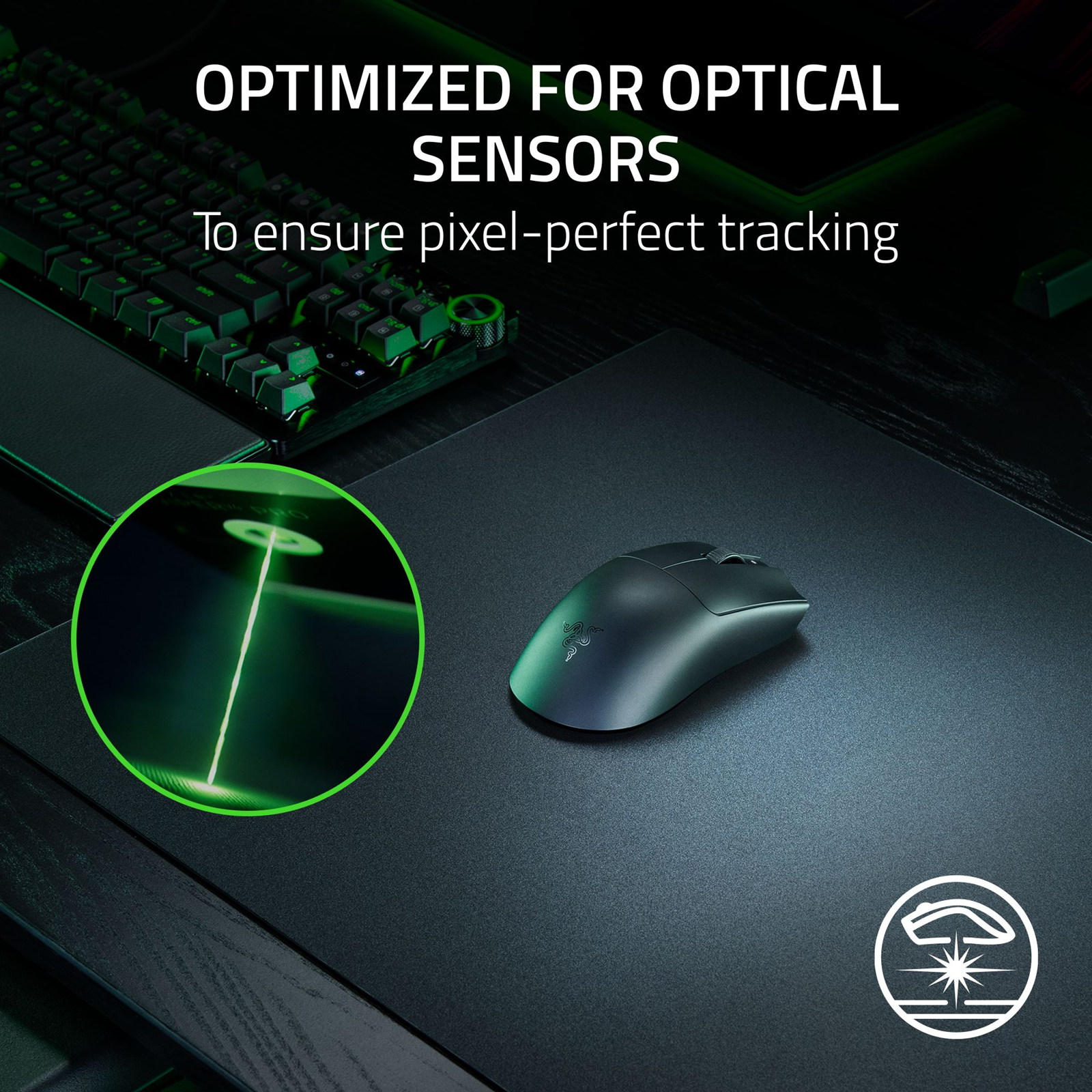 Razer Atlas Pro Glass Mousepad Black