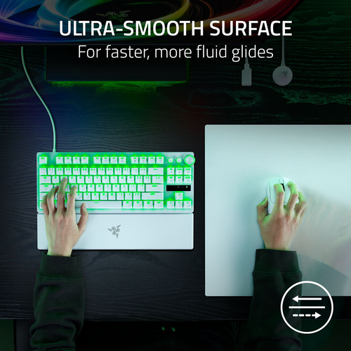 Razer Atlas Pro Glass Mousepad White