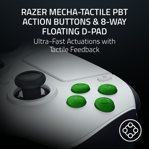 Razer Raiju V3 Pro - Wireless Gaming Controller for PlayStation 5 & PC - White