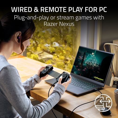 Razer Kishi V3 - USB C Gaming Controller for Android and iPhone - Phantom White Edition
