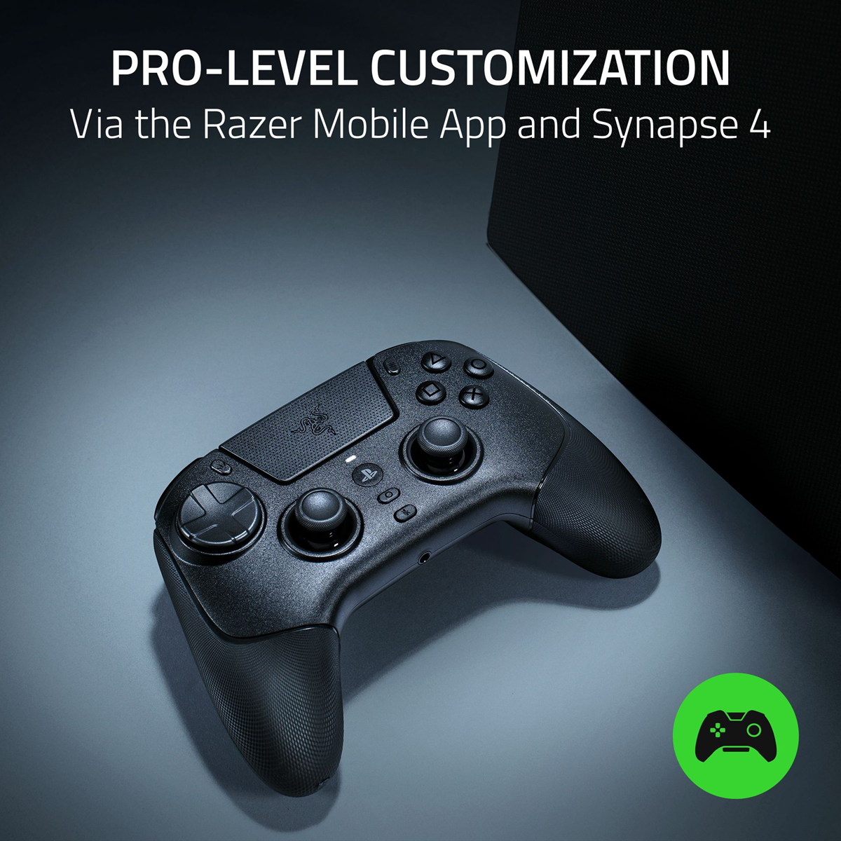 Razer Raiju V3 Pro - Wireless Gaming Controller for PlayStation 5 & PC - Black