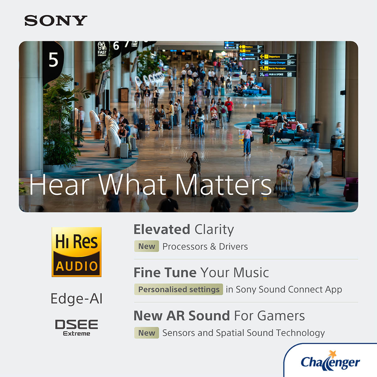 Sony WF-1000XM6/BCE TWS Earphones (Black)