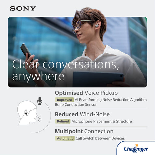 Sony WF-1000XM6/BCE TWS Earphones (Black)