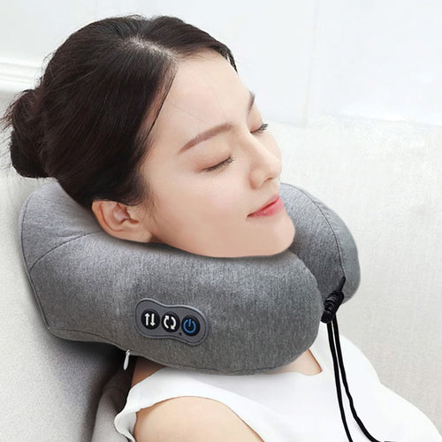 OTO ST-008 Wireless Rechargeable Travel Neck Soother Massager Black