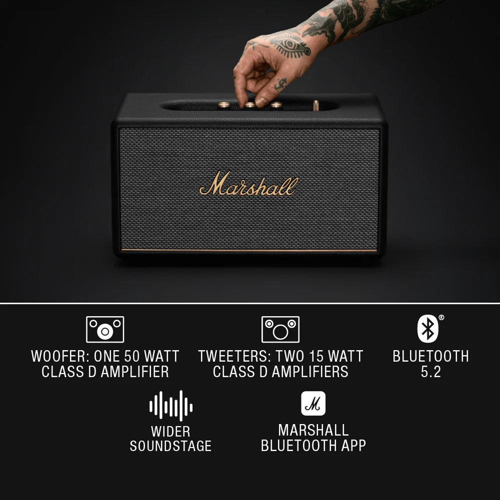 Marshall Stanmore III Bluetooth Speaker (Black)