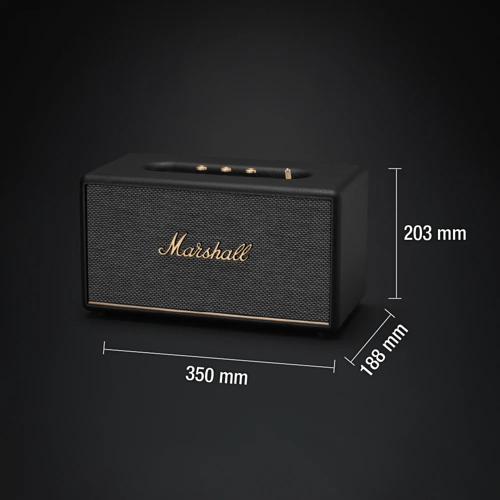 Marshall Stanmore III Bluetooth Speaker (Black) – Challenger Singapore