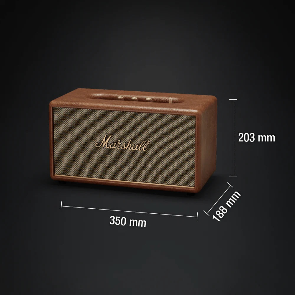 Marshall Stanmore III Bluetooth Speaker (Brown) – Challenger Singapore